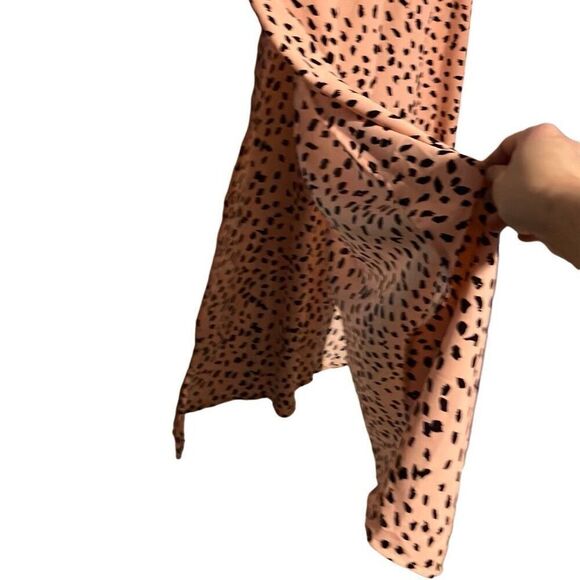 Mainstrip Leopard Print Tie Waist flowy maxi skirt Size Small - Picture 6 of 6